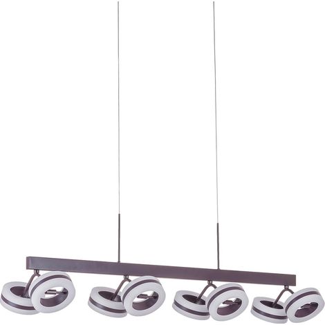 Lampada a sospensione Italux Metis LED 8 luci bronzo 3000K (1/3)