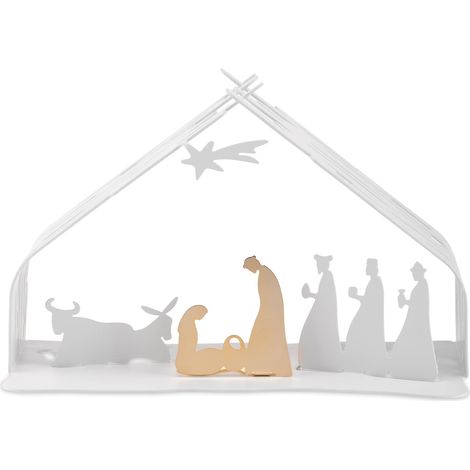 BARK CRIB, Presepe, Alessi - Colore: Bianco (1/4)