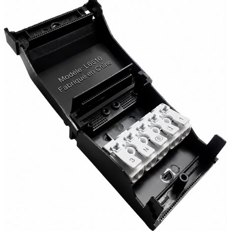 Boîte de dérivation rapide 5 pôles modèle 6510 noir pour luminaires LED noir 1,3 kg – Livraison gratuite (1/5)