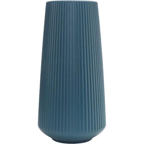 Grand vase décoration salon moderne pour herbe de pampa pour décoration de table décoration de maison verte blanche en plastique semblable à la céramique, pour décorer le salon, la chambre, le bureau,