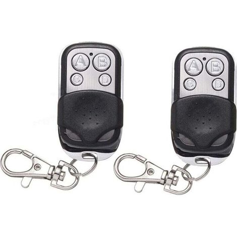 Télécommande Porte Garage 433.92MHz Double Pack Compatible Modèles 302 304 313 220 250 252 4 Boutons (1/4)