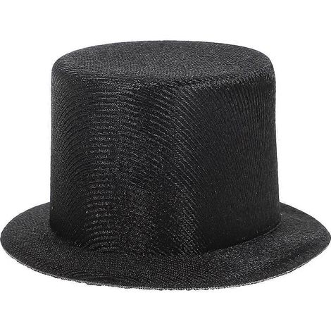 Chapeau miniature pour poupée à faire soi-même, petit chapeau, matériel de bricolage, chapeau de bonhomme de neige à faire soi-même-9.00X9.00X4.50CM-Black