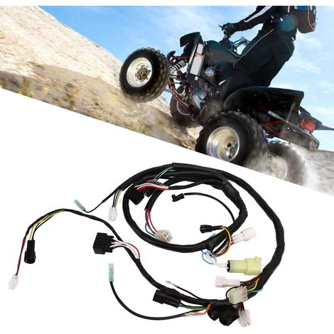 Faisceau de câblage pour VTT compatible avec Yamaha RAPTOR 350 YFM350R 2004-2013 5YT-82590-00-00 (1/5)