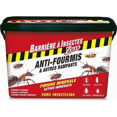 Barrière à Insectes Zero Anti-fourmis et Autres Rampants 2 KG