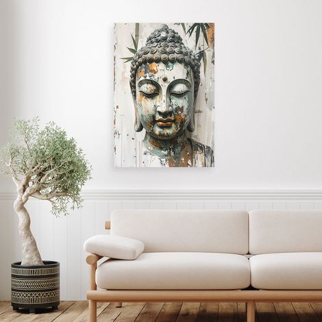 Wandbild Harmonie Buddha Zen Spa Bambus 40x60 (1/4)
