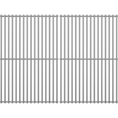 Set mit 2 Edelstahl-Grillrosten – 45 x 29,7 cm – für Napoleon Rogue 425, Rogue XT 425, Napoleon Freestyle 425 – Grillzubehör (1/5)
