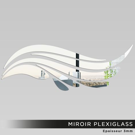 Miroir Plexiglass - Design - 21x60 cm (1/2)