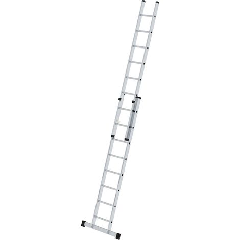 MUNK Schiebeleiter mit Traverse 2x8 Sprossen (1/4)