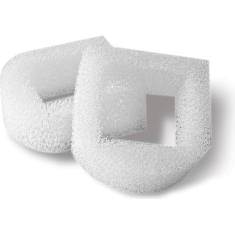 Ersatz-Schaumfilter – Keramik, Kunststoff und Stahl für Drinkwell 360-Brunnen, weiß, 2er-Pack