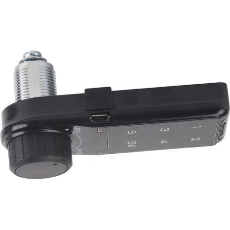 Digitaler elektronischer Sicherheitsschrank, codierter Spind mit Touch-Tastatur, Passwort, Zugangsschloss, Haustürschlösser, Riegel L = 20 mm (Größe) (1/5)