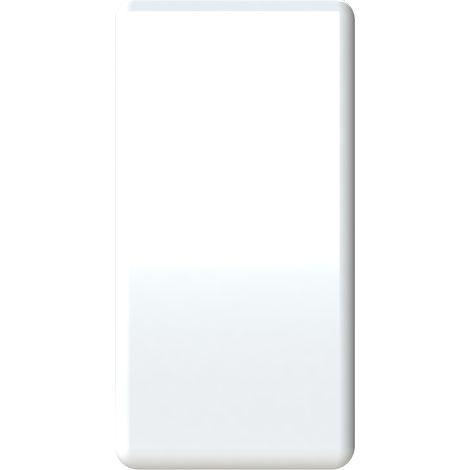 Modulo falso polo con spelacavo, serie B, bianco, compatibile con serie Gewiss System - 4Box Titappo 4B.G20.TT