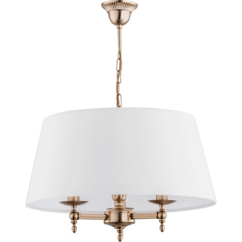Alfa Roksana lustre or et blanc 65 cm largeur 50 cm (1/2)
