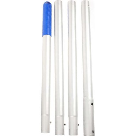 Canne à pêche en métal pour piscine, panier à poissons, brosse de piscine, écumoire A-- (1/5)