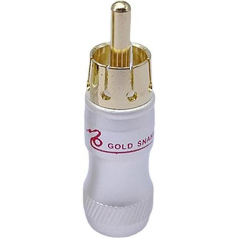 Connecteur RCA métallique pour câble audio et vidéo, lot de 1/2/4 pièces, rouge - accessoires de connexion AV (1/4)