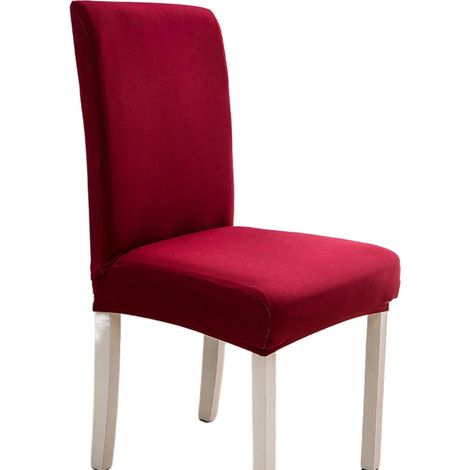 Housses de Chaises de Salle à Manger, Extensibles, Unies, Lavables et Anti-Poussière, Universelles (1/4)