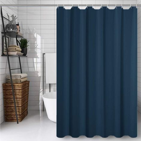 1 Rideau De Douche, Polyester Anti-moisissure, Œillets Métalliques, Lavable Machine, Salle De Bain (1/5)