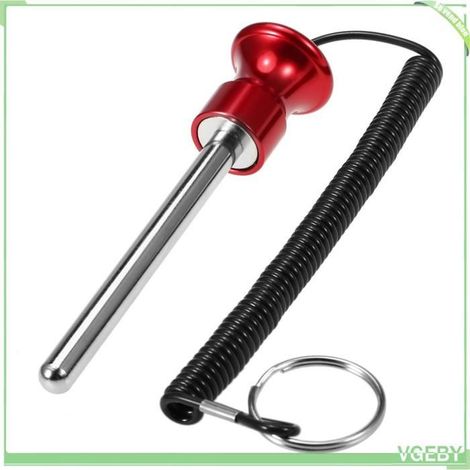Broche de pile de poids - FAFEICY - Goupille magnétique - Rouge - Fer+alliage aluminium - Verrouillage 105 mm (1/5)