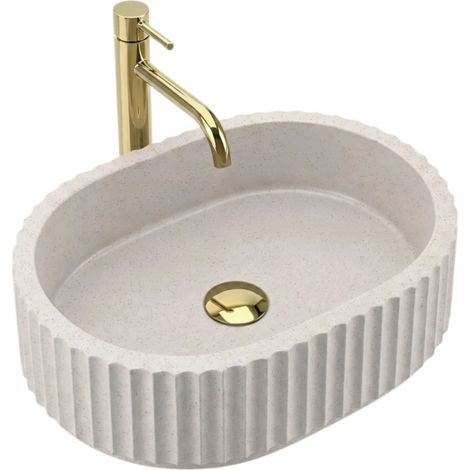Vasque À Poser Rea Margaret Beige (1/5)