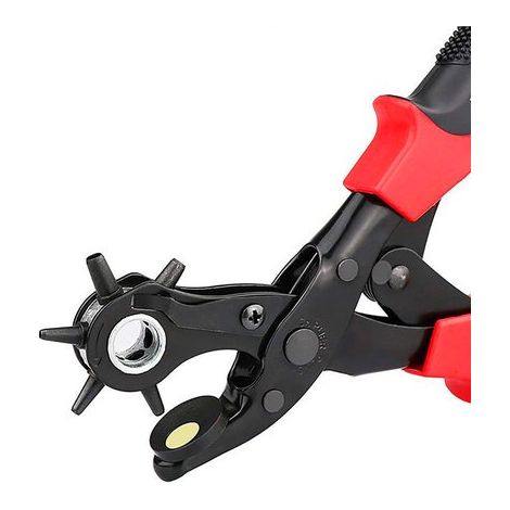 Gürtellochzange, Lederlocher, für Gürtel, Handtaschenriemen und präzise Löcher für verschiedene Stoff /Ledergrößen, für Bastelarbeiten/einfache D (1/5)