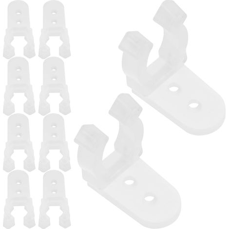Clips pour cordon lumineux LED lot de 100, plastique durable (1/5)