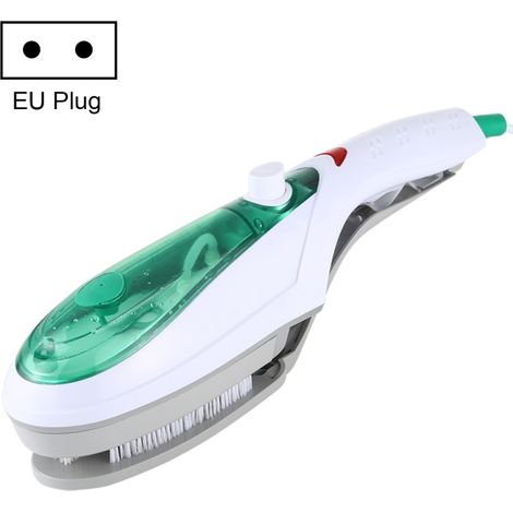 Brosse à vapeur portable (verte), fer à repasser vapeur portable, norme européenne 220 V (1/5)