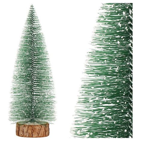 Árbol de Navidad artificial, figura decorativa de 15 cm. (1/5)