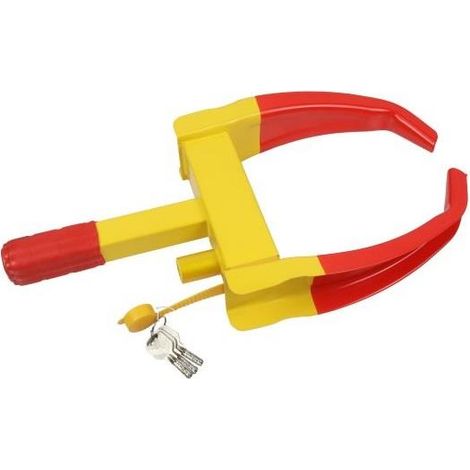 US PRO ALLOY WHEEL CLAMP LOCK SECURITY LOCK CAR VAN CARAVAN TRAILER BIKE 9327