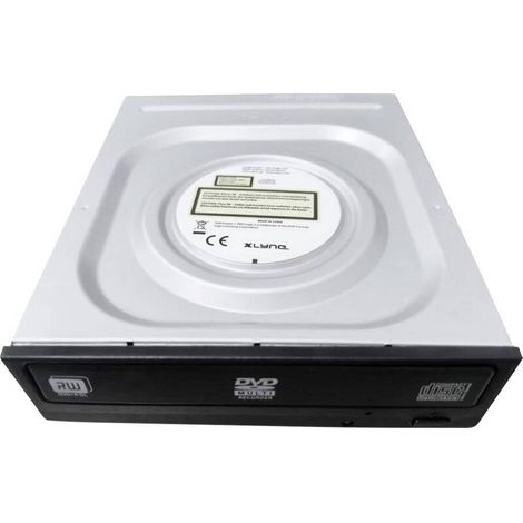 [GEBRAUCHT] B-Ware Xlyne DVD-Laufwerk Intern SATA III Schwarz Silber Bulk Laufwerk PC 148x42x173mm (1/2)
