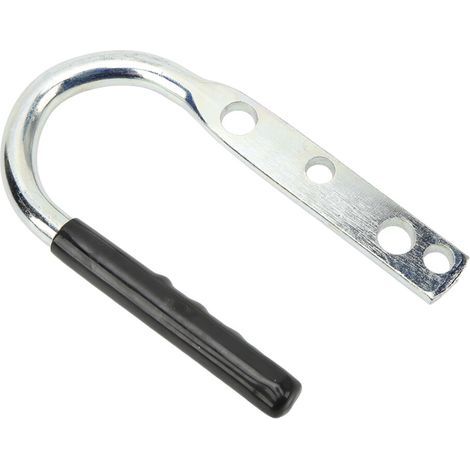 Attelage de remorque en acier avec poignée de levage en caoutchouc pour camping-cars, caravanes et bateaux (1/5)