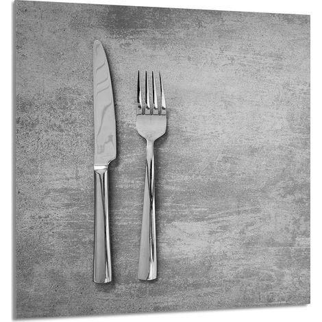 PANNEAU DE VERRE POUR CUISINE 60x65 Couverts (1/5)