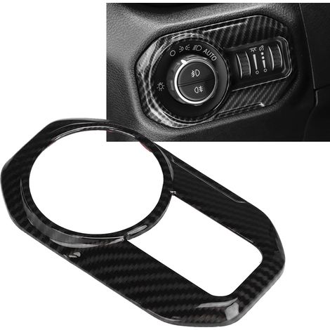Interrupteur Commutateur Phares Garniture Cadre Bouton Marche Arrêt Couvercle Compatible Jeep Wrangler JL 2018+ (1/5)