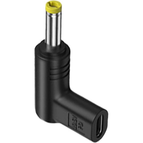 Adaptateur secteur 19,5 V USB-C femelle vers CC mâle, compatible avec les chargeurs USB-C (1/5)