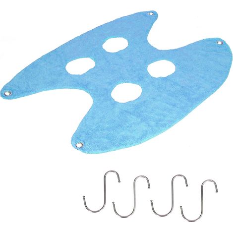 Harnais de Toilettage pour Chien, Support de Bain et Coupe Griffes, Bleu