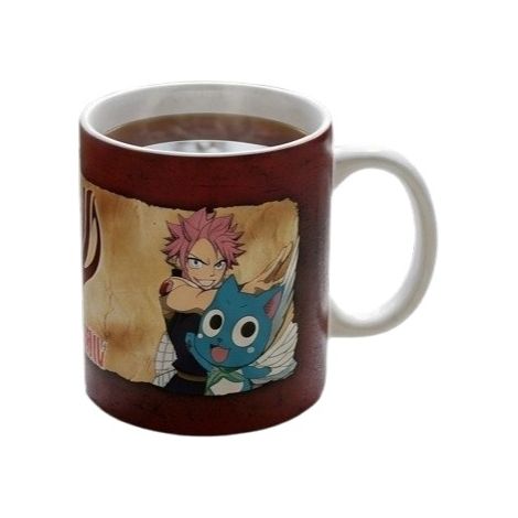 Mug en céramique Natsu, Lucy et Happy Fairy trail 9 cm (1/5)