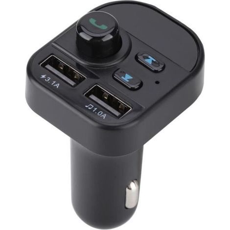 MEIHE Car FM Car Bluetooth MP3 Player FM Player Hands-Free Dual USB Ports Charger (1/4)