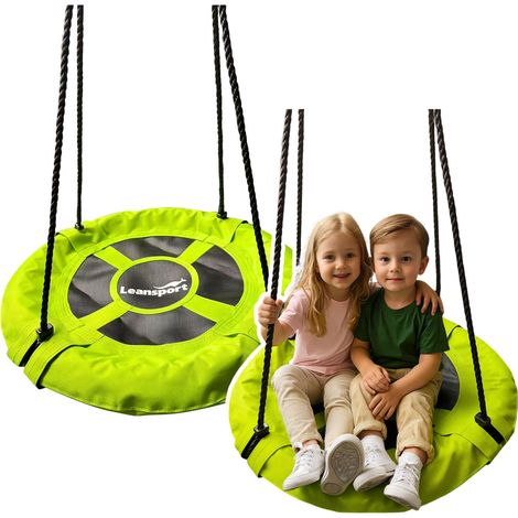 Gartenschaukel Storchennest für Kinder, Grün, 60 cm (1/4)