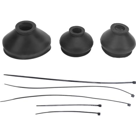 Ortviai Embout de protection universel pour rotule de direction – Caoutchouc résistant, lot de 3 avec 5 colliers (1/5)