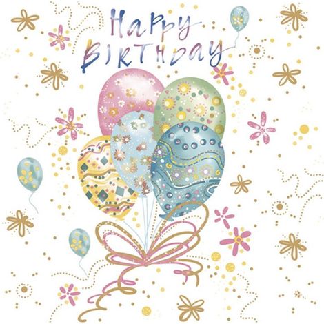 Tovaglioli Palloncini Buon Compleanno COMPLEANNO 33x33 20 pezzi