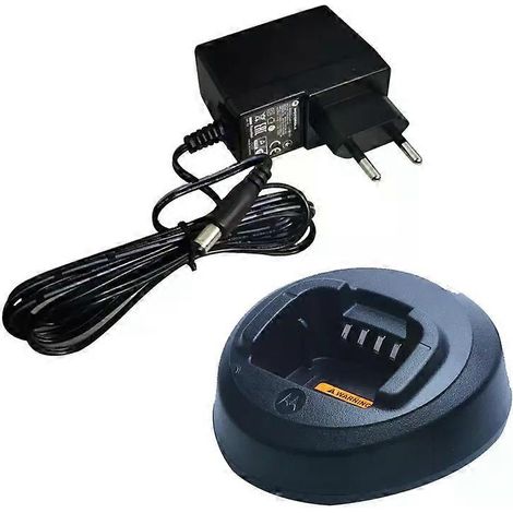 Tischladegerät für Motorola CP185, EP350, CP476, CP477, CP1200, CP1300, CP1600, CP1660, CP1668, P140, P145, P160 Funkgeräte PMLN5228A-JXLGV (1/4)