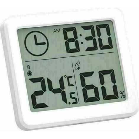 Termómetro-higrómetro digital de alta precisión para interiores, monitor portátil de humedad y temperatura para el hogar y la oficina. (1/4)