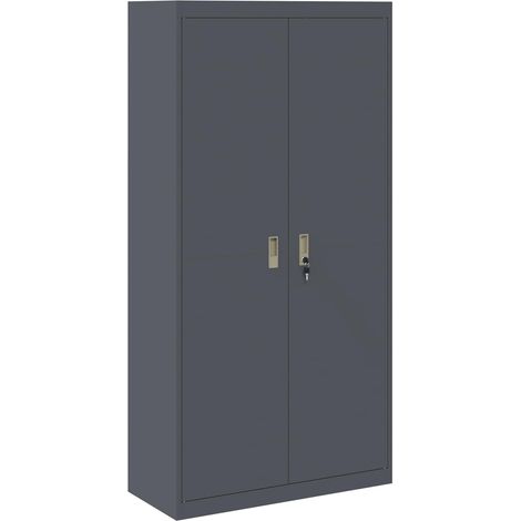 Storage Cabinet Anthracite 90 x 40 x 180 cm Steel vidaXL