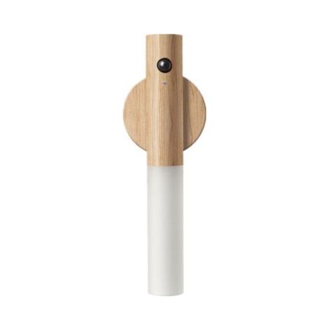 VtiziklVeilleuse rechargeable à LED Veilleuse intelligente à induction pour le corps humain Lumière de capteur pour salle de bain armoire de couloir(bois de frêne)