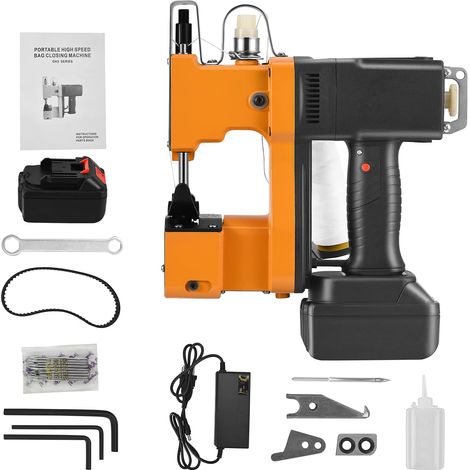 Machine À Coudre Portable Machine de Fermeture Stitcher Sac D'emballage Électrique Couture Coudre Couture de Sacs Portables (Stitcher, 1, 1) (1/5)