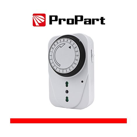Timer analogico giornaliero Sp.16A - Pr. Bipasso 230V 3500W