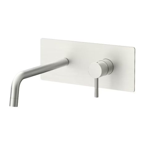 Set esterno Steel Looking per miscelatore incasso lavabo, bocca 248mm. Paffoni serie Jolly JLBOX106ST  Steel looking (1/2)
