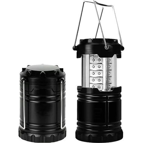 Lanterna da campeggio super luminosa e pieghevole - LED a batteria, impermeabile - Kit di emergenza per interni, esterni, escursioni e interruzioni di corrente (1/5)