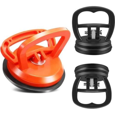 Lot de 3 ventouses pour débosselage de voiture, outils de débosselage puissants, ventouses pour enlever les bosses, soulever (1/4)