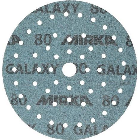 DISCO ABRASIVO CIRCOLARE MULTIFORO 'GALAXY MULTIFIT GRIP' Ø 150 mm - grana 80