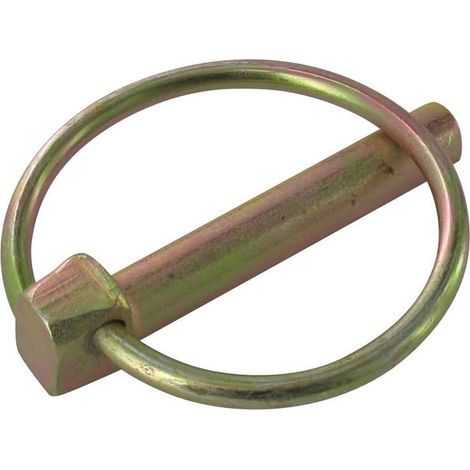 Goupille de retenue pour arbre - Lot de 1 - Métal gris - Fixation sécurisée 30 mm - Mécanique industrielle et bricolage