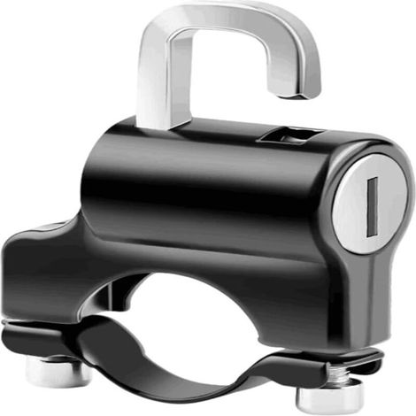 Antivol de casque pour montage sur guidon Black